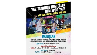 Çeşme Belediye Spor Kulübü Yaz Spor Okulu müracaatları başladı