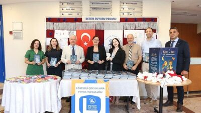 Dokuz Eylül Üniversitesi’nde lösemiyi atlatan çocukların lösemili kardeşlerine yazdıkları armağan kitabın tanıtım aktifliği düzenlendi