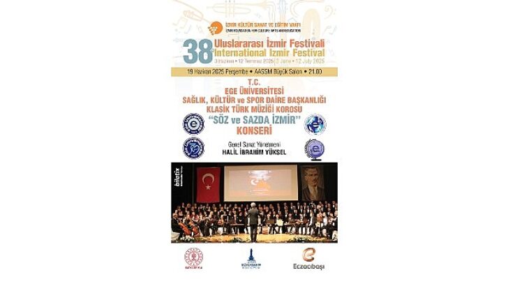 Ege Üniversitesi Klasik Türk Müziği Korosu, 19 Haziran’da “Söz ve Sazda İzmir” konseriyle sahne alacak