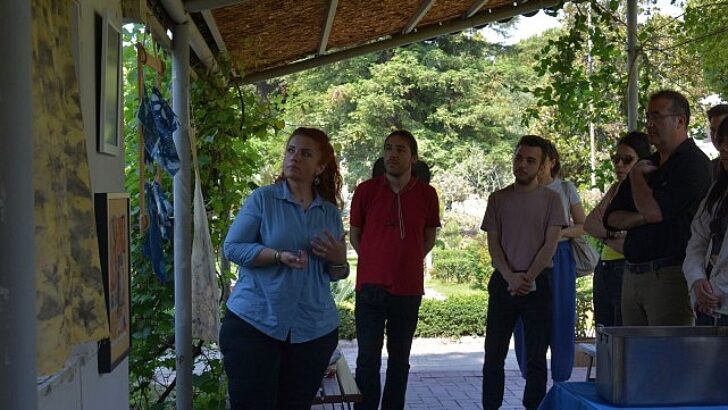 EÜ Botanik Bahçesi’nde dokuma sanatında biyo-tasarım uygulamalı olarak anlatıldı