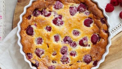 Frambuazlı Clafoutis (Klafuti)