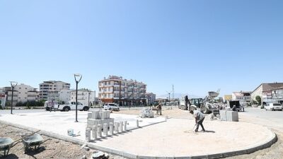 GİM Toptancılar Sitesi yanındaki bölge yenileniyor
