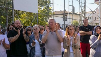 Güzelbahçe’de iki açılış akabinde bayramlaşma