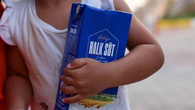 Halk Süt Projesi’yle on binlerce miniğe temel takviye