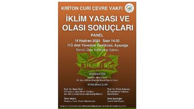 “İklim Yasası ve Muhtemel Sonuçları” Paneli, Kriton Curi’nin Anısına Düzenleniyor