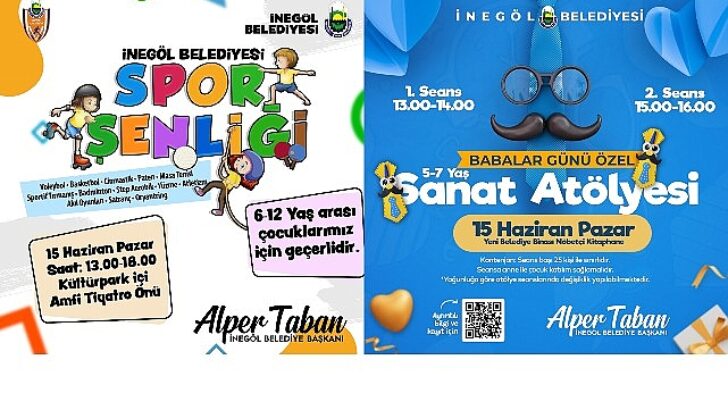 İnegöl Belediyesi’nden Babalar Gününde İki Başka Aktiflik