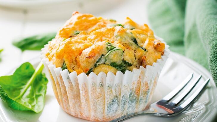 Ispanaklı Muffin