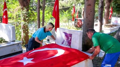 Kadifekale Şehitliği’nde hürmet ve vefa mesaisi