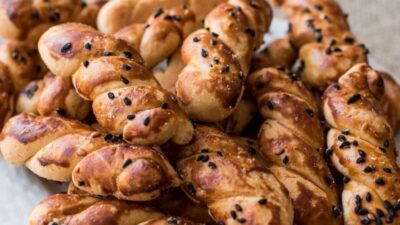 Keten Tohumlu Tuzlu Kurabiye