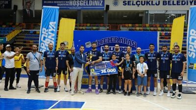 Konya Büyükşehir’in İlçeler Ortası Voleybol Turnuvası’nda Şampiyon Hüyük