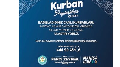 Kurban bağışları Büyükşehir ile ihtiyaç sahiplerine ulaşacak 