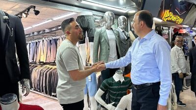 Lider Altay Bayram Alışverişine Çıkan Konyalıları ve Esnafları Ziyaret Etti
