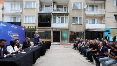 Lider Taban Osmaniye Mahallesi sakinleriyle buluştu