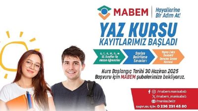 MABEM ve Online Dershane Yaz Kurslarına Müracaatlar Devam Ediyor