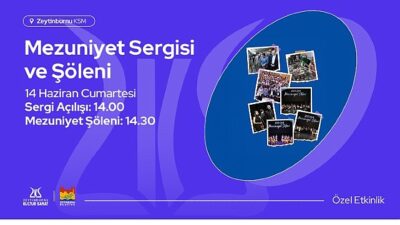 Mezuniyet Standı ve Şöleni, 14 Haziran Cumartesi Günü Zeytinburnu Kültür Sanat’ta!