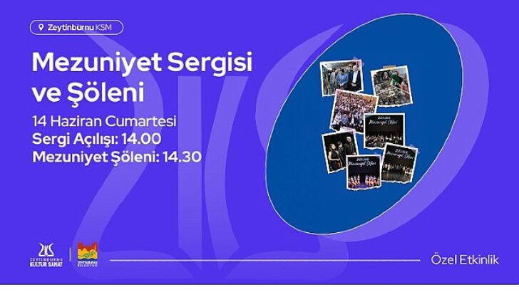 Mezuniyet Standı ve Şöleni, 14 Haziran Cumartesi Günü Zeytinburnu Kültür Sanat’ta!