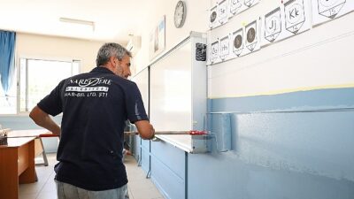 Narlıdere Belediyesi’nden okullara bakım tamirat takviyesi