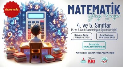 Nevşehir Belediyesi’nden Matematik Yaz Kursu