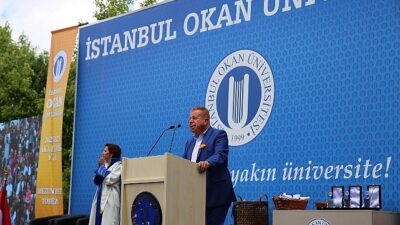 Okan’da mezuniyet sevinci