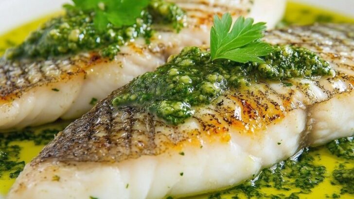 Pesto Soslu Somon