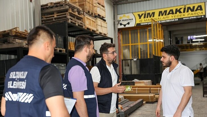 Selçuklu’da Sanayi Esnafı Atık Yönetimi Konusunda Bilgilendiriliyor