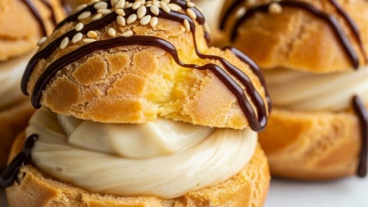 Tahin Kremalı Profiterol