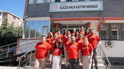 Vodafone gönüllüleri, Elazığ’da yeterliliğin yanında durdu