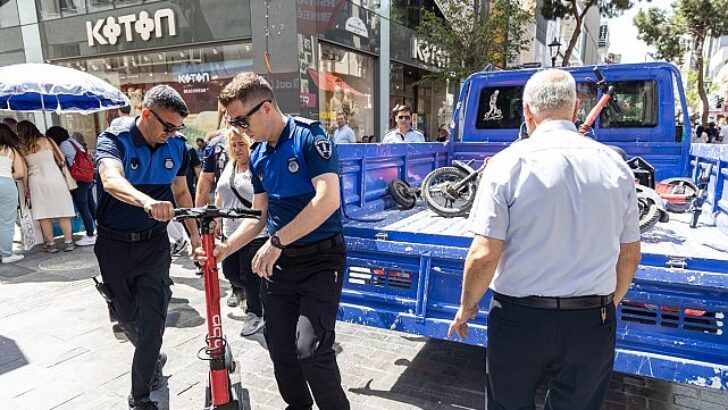Yaya yollarında scooter ve motora geçit yok