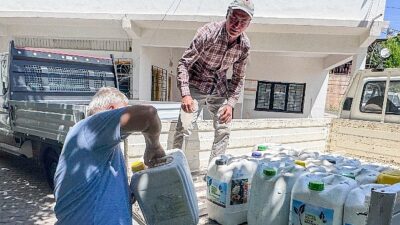 Yenişehir Belediyesinden çiftçiye organik gübre dayanağı