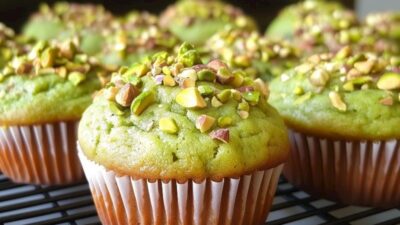 Antep Fıstıklı Muffin Tarifi