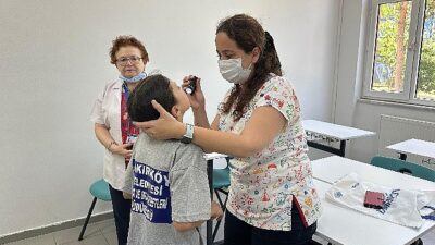 Bakırköy Belediyesinden atlet miniklere sıhhat taraması