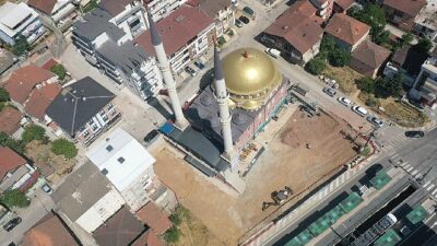 Başaran Camii etrafına estetik dokunuş