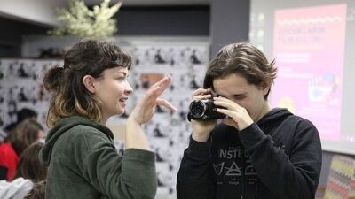 Bornova’da genç yeteneklere sinema seyahati