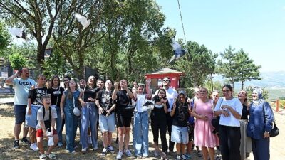 Bosnalı öğrenciler Osmangazi’de hayvan sevgisiyle buluştu