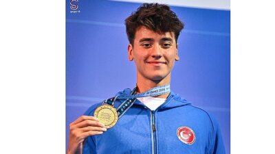 Büyükakın, İzmitli Avrupa Şampiyonu Kuzey Tunçelli’yi tebrik etti