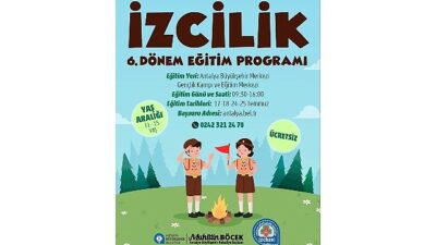 Büyükşehir’in 6. devir izcilik kampı başlıyor