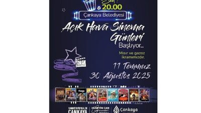 Çankaya’da “Açık Hava Sinema Günleri” başlıyor