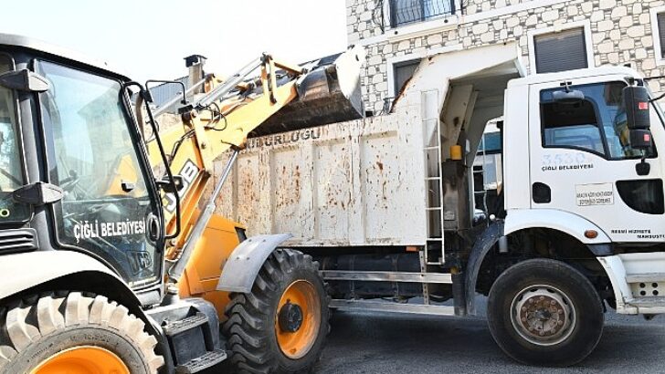 Çiğli’de moloza kararlı müdahale, halka çağrı…