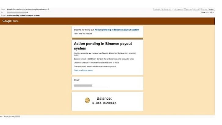 Düşman ‘Form’unda: Kripto dolandırıcıları Google Formlar aracılığıyla kullanıcıları amaç alıyor