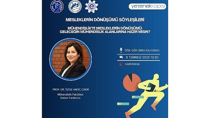 EÜ’de “Mesleklerin Dönüşümü ve Geleceğe Hazırlık” bilgilendirme canlı yayınları başladı