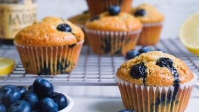 Glutensiz Yaban Mersinli Muffin