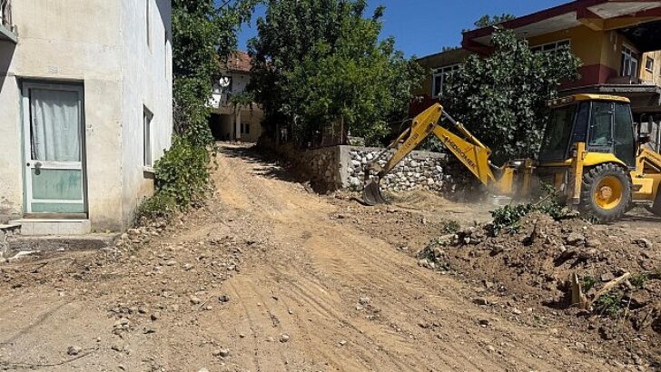 Kemer’de altyapı çalışmaları