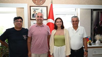 Kemer’in gururu Öztürk’ten Lider Topaloğlu’na ziyaret