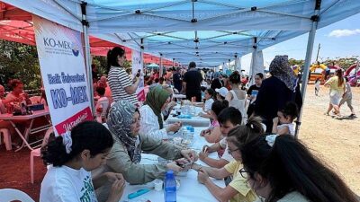 Kıyıda şenlik, denizde yarış
