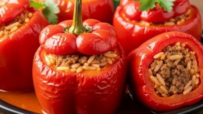 Kıymalı Biber Dolmas Tarifi