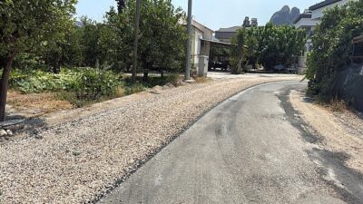 Kuzdere’de altyapı çalışması