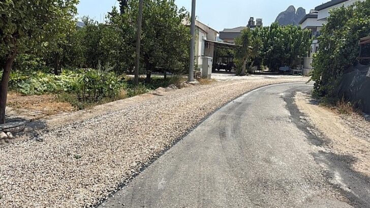 Kuzdere’de altyapı çalışması