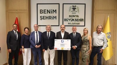 Lider Altay ACES Heyetine Konya’nın Örnek Bisiklet Yatırımlarını Anlattı