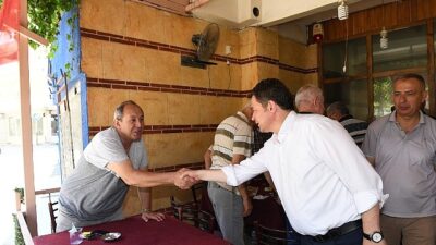 Lider Aydın’dan vatandaşlara serinletici ikram