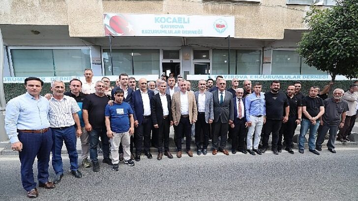 Lider Büyükakın’dan Çayırova’da STK ziyareti